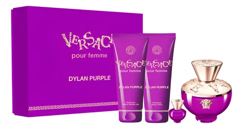 Versace Dylan Purple Eau de Parfum 100ml + 5ml + Body Lotion + Shower