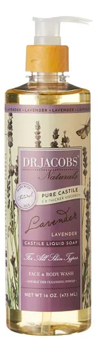 Jabón Facial Y Corporal Dr. Jacobs Naturals Lavender 473 Ml