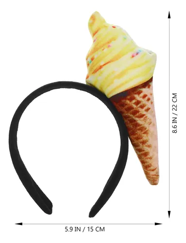 Diadema Con Forma De Helado, Accesorio Para El Pelo, Para Ad