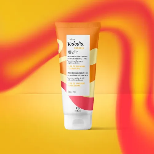 Crema Corporal Flor De Jengibre Y Mandarina Tododia Natura