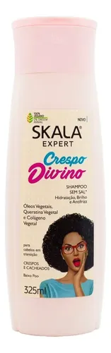 Skala Crespo Divino Kit Shampoo y Acondicionador Vegano Rulos Pelo