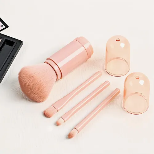 Juego De Brochas De Maquillaje, Brocha Para Quitar El Polvo
