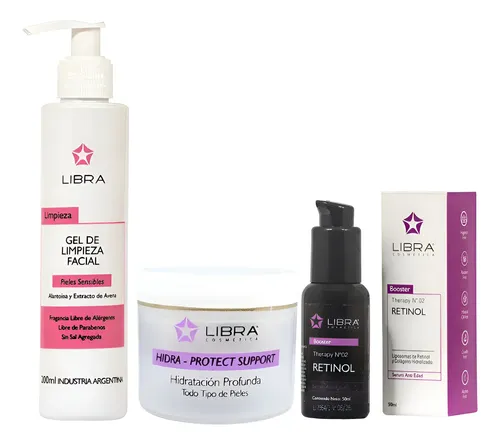 Libra Piel Sensible Gel + Crema Hidra Protect + Retinol – 3c Momento De Aplicación Día/noche Tipo De Piel Todo Tipo De Piel