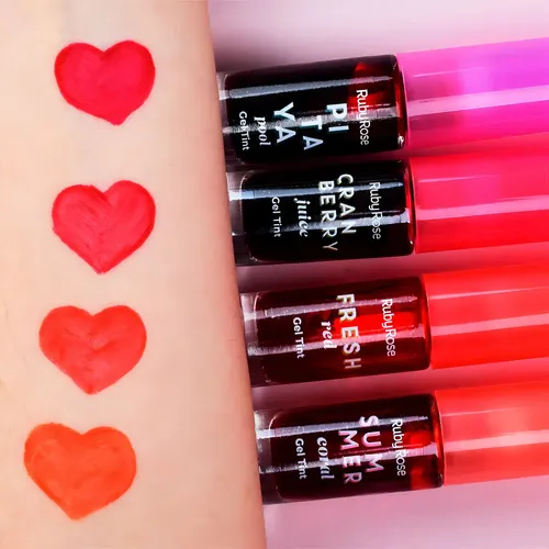 Gel Tinta De Labios Ruby Rose Color Fresh Red Hb-555/1 Color Pitaya