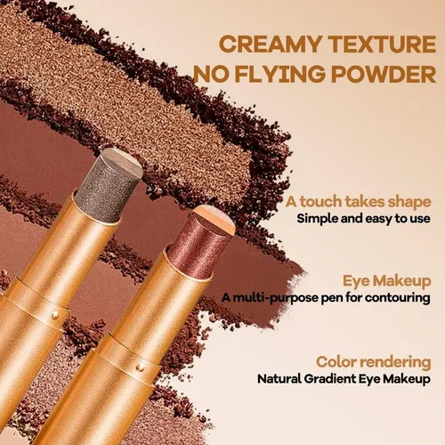 Conjunto De Sombras En Crema Petansy 4-pack 3 Colores