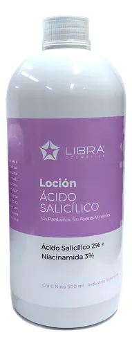 Loción Ácido Salicílico Libra 500ml Exfoliante Facial