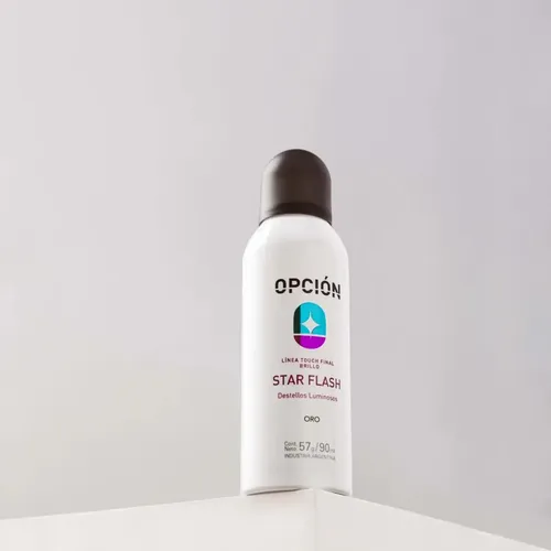 Spray Star Flash Opcion Purpurina Oro Cabello X 115gr