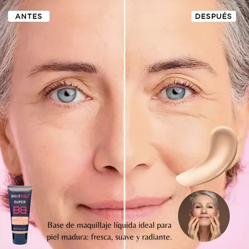 Kit Maquillaje Dama Elegante Labios Perlados Id. Piel Madura