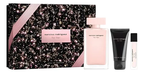 Perfume Narciso Rodriguez For Her EDP Set Mujer 100ml + Body Lotion