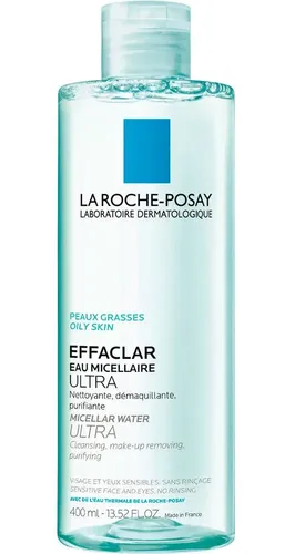 La Roche Posay Effaclar Agua Micelar Ultra Limpiadora Desmaquillante Purificante Pieles Grasas 400ml