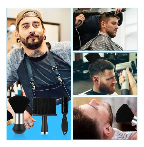 8pzs Cepillo Limpieza De Cabello Para Barbero Peine Barbería
