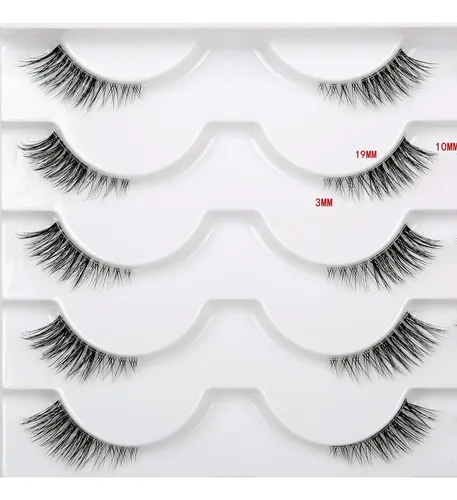 Pestañas Postizas Semi Transparentes 14 Pares Pooplunch