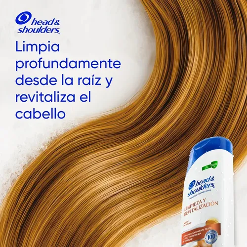 Shampoo Head & Shoulders Limpieza y Revitalización 375 ml