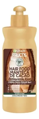 Crema Para Peinar Garnier Fructis Hair Food Manteca De Cacao