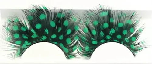 4 Pestañas Postizas Plumas Lunar Maquillaje Artistico Ydnis