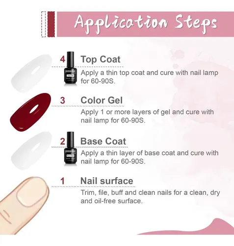 Base Y Top Coat Jodsone 2x15ml Para Uñas