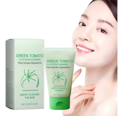 M/~ Arcilla De Tomate Verde Mascarilla, Limpiadora. Zcx