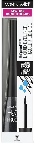 Delineador Líquido Waterproof Wet N Wild Negro 0.17 Oz