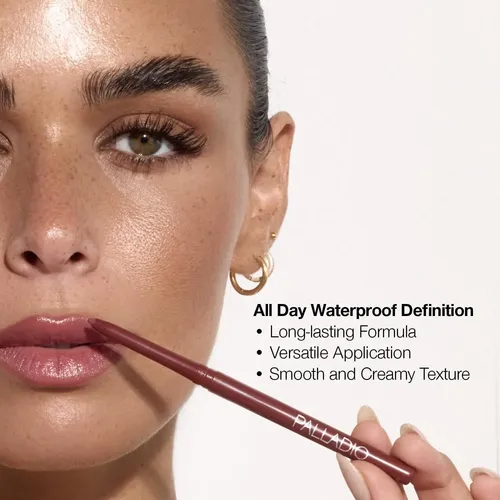 Lápiz Labial Retráctil Impermeable Palladio Raisin