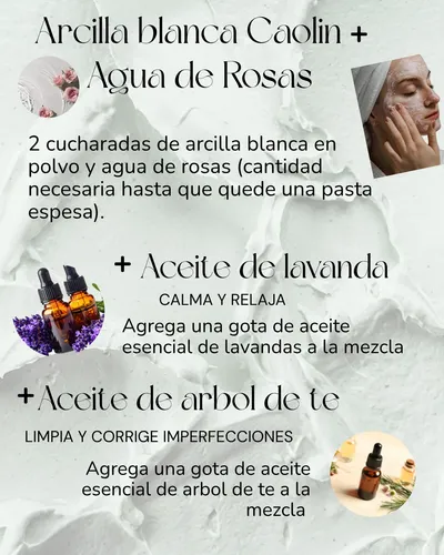 Kit Mascarillas Arcilla Blanca Arcilla Verde Jabon De Arroz