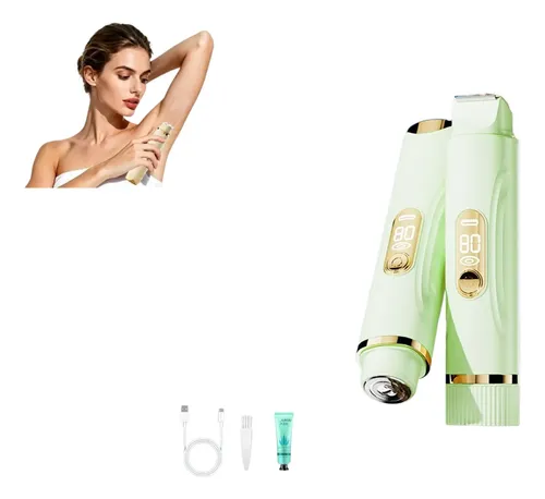 +mujer Depiladora Eléctrica Portátil Color Verde/