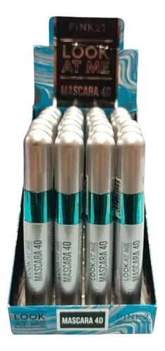 Pack X24 Mascara De Pestañas 4d Pink 21 Look At Me