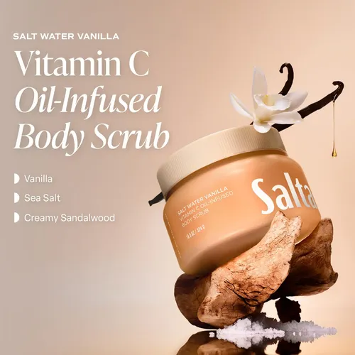 Esmalte Exfoliante Body Scrub Saltair Vanilla, 1 Unidad