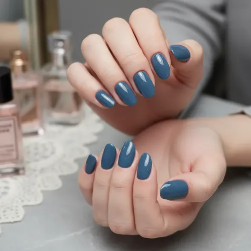 Press On Tips Autoadhesivo Oval Cherimoya