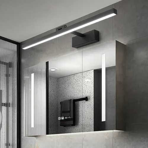 De Espejo Led Baño 9w / Los 40cm 9w Blanca Negra . !