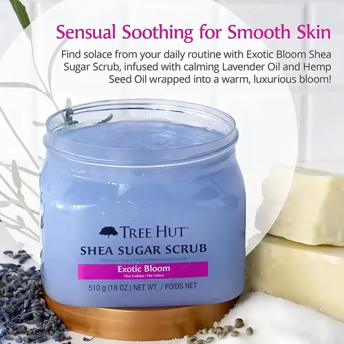 Tree Hut Exfoliante Corporal de Azúcar Fragancia Exotic Bloom, 510g