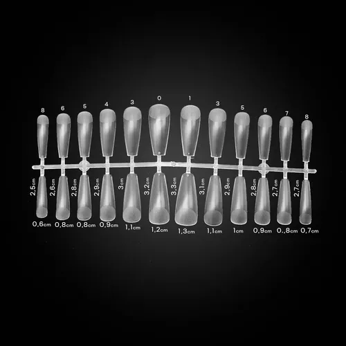 Tips Soft Gel Forma Coffin X240tips Mely