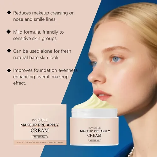 2 Paquete, Crema Prebase Invisible Maquillaje,poros Faciales