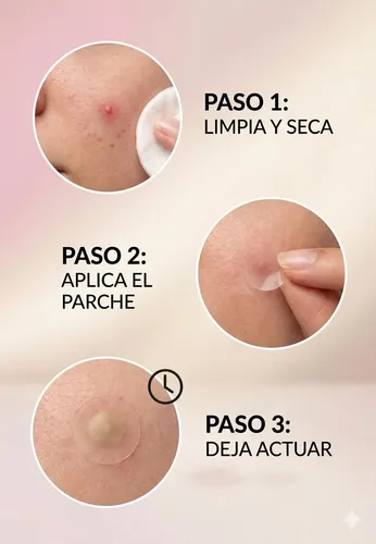36 Parches Antiacné Invisibles Y Resistente Al Maquillaje