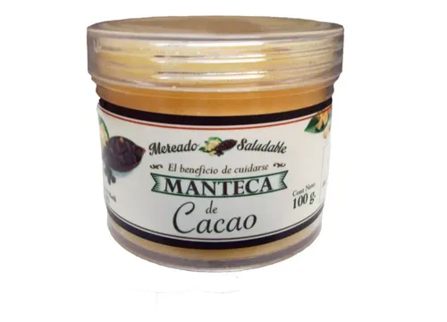 Manteca De Cacao Pura Hidratante Antiage X 100 Gr Cosmética.
