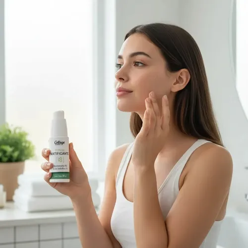 Serum Matificante Niacinamida 5% Salicilico 1% 30cc Collage Momento de aplicación Día/Noche Tipo de piel Grasa