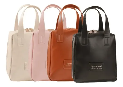 Neceser Makeup Maquillaje Xl Viral Eco Cuero Bolsa Premium