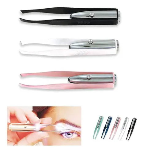 Pinzas Ópticas For Depilación De Cejas Y Pestañas Con Luz