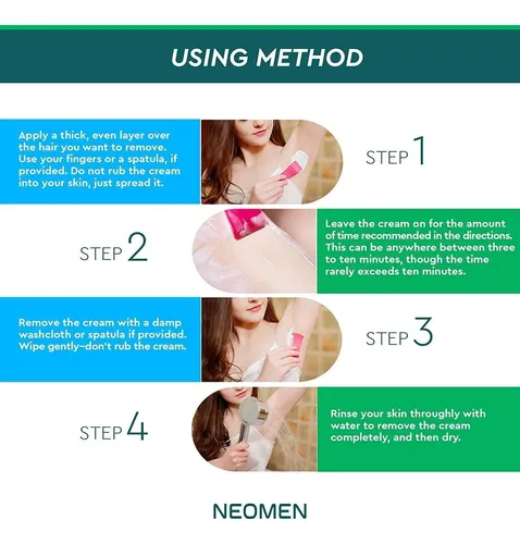 Crema Depilatoria Multiárea Neomen 3.7 Fl Oz