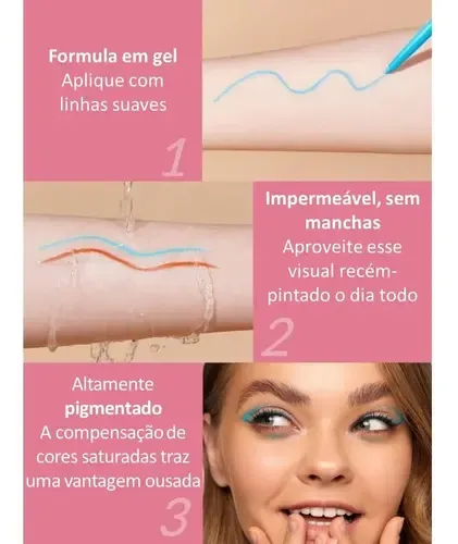 Delineador Retráctil Sheglam Rosa Let’s Flamingle a Prueba de Agua