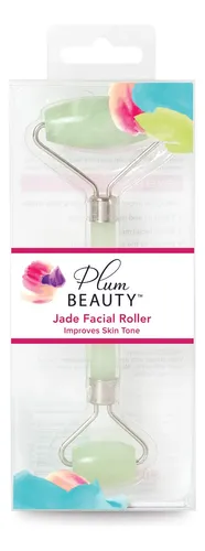 Jade Roller Plum Beauty Mejora El Tono De La Piel Y La Circu