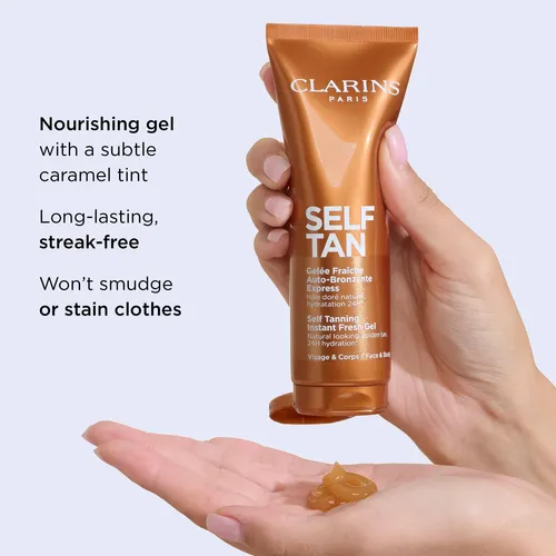 Gel Autobronceador Clarins Quick Dry 130ml Aloe Vera