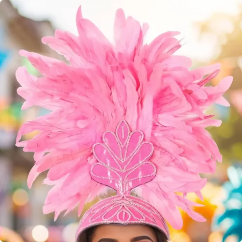 Adorno Para La Cabeza Plumas Adornado Diadema Con Plumas