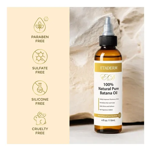 Etaderm Aceite De Batana Crudo Para Crecimiento Del Cabello