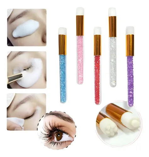 Brocha Para Lash Shampoo C/glitter Limpieza Exten Pestañas
