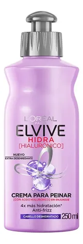 Crema Para Peinar Elvive Hidra Hialurónico X 250 Ml