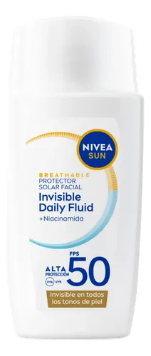 Protector Solar Facial Nivea Sun Invisible Daily Fluid Fps50
