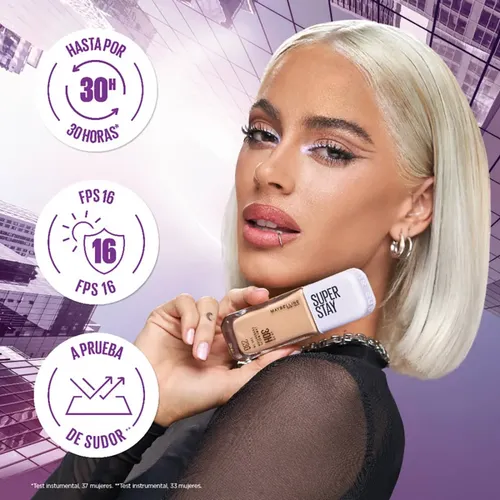 Base De Maquillaje Maybelline Super Stay Lumi-matte