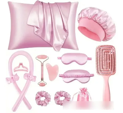 Set Cuidado Cabello Y Piel Con Funda De Almohada