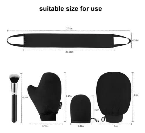 Kit Aplicador De Guantes Para Autobronceado Yvoier 5 Piezas