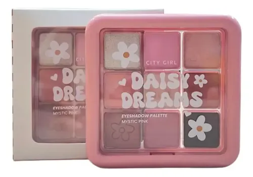 Paleta De Sombras Para Ojos City Girl Daisy Dreams X1uni Mystic Pink